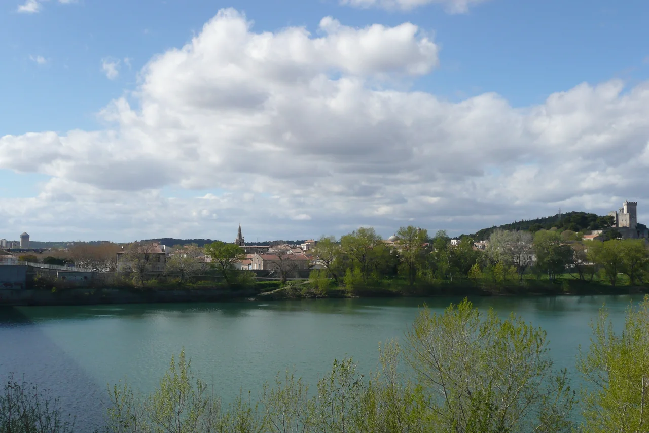 Photographie du territoire illustrant le contexte de Beaucaire